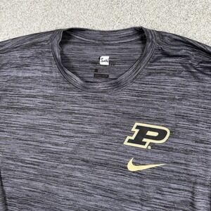 Purdue Boilermakers Shirt Mens Large NCAA Nike Dri‎ Fit Football Team Issue